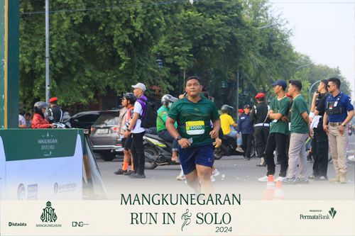 Race photo from Mangkunegaran Run 2024