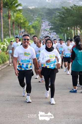 Race photo from Taman Budaya x BOGORUN 2025