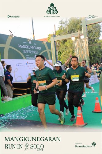 Race photo from Mangkunegaran Run 2024