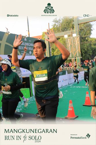 Race photo from Mangkunegaran Run 2024