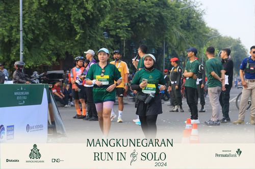 Race photo from Mangkunegaran Run 2024