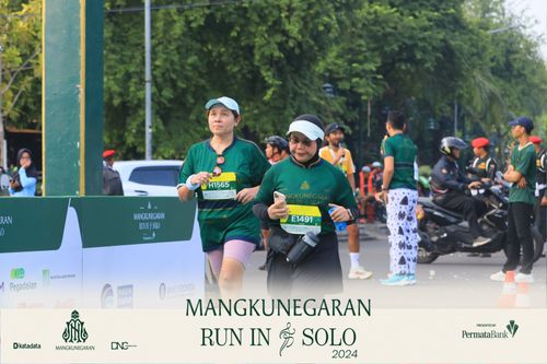 Race photo from Mangkunegaran Run 2024