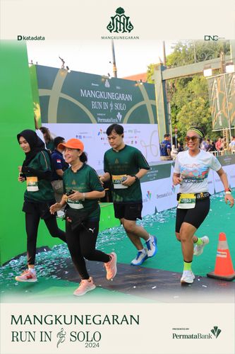 Race photo from Mangkunegaran Run 2024