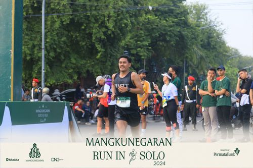 Race photo from Mangkunegaran Run 2024