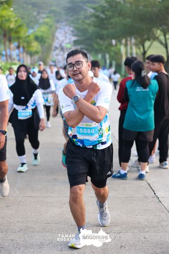 Race photo from Taman Budaya x BOGORUN 2025
