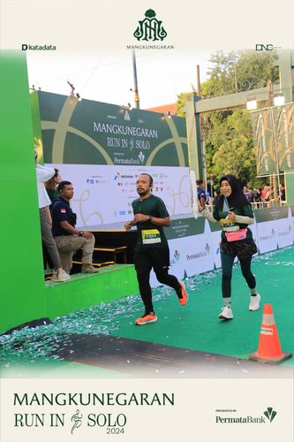 Race photo from Mangkunegaran Run 2024