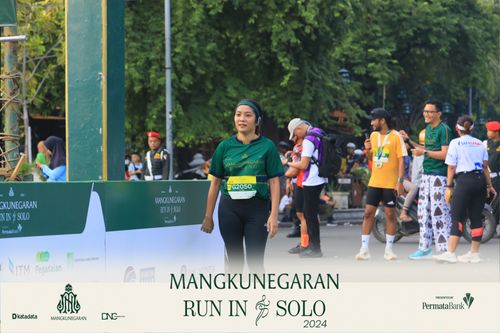 Race photo from Mangkunegaran Run 2024