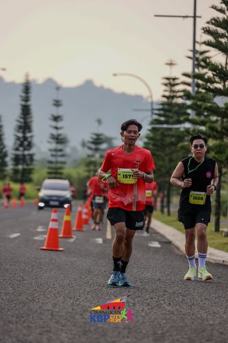 Race photo from CISANGKAN KBP CITY RUN 2025