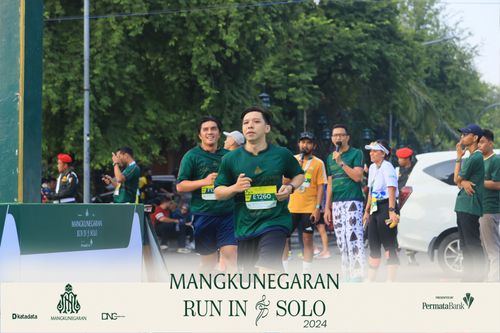 Race photo from Mangkunegaran Run 2024