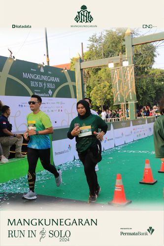 Race photo from Mangkunegaran Run 2024
