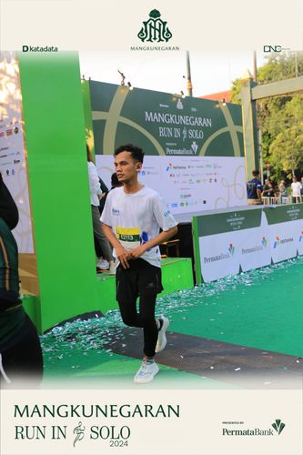 Race photo from Mangkunegaran Run 2024
