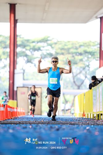 Race photo from BAF LIONS RUN 2024