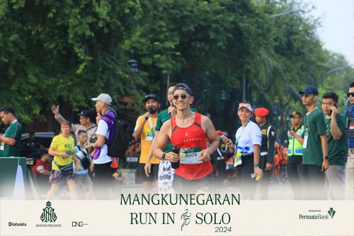 Race photo from Mangkunegaran Run 2024