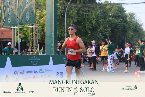 Race photo from Mangkunegaran Run 2024