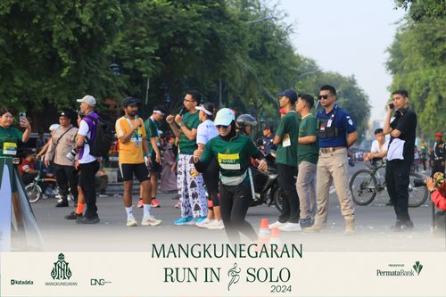 Race photo from Mangkunegaran Run 2024
