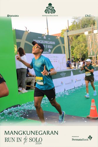 Race photo from Mangkunegaran Run 2024
