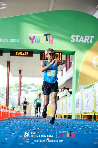Race photo from BAF LIONS RUN 2024