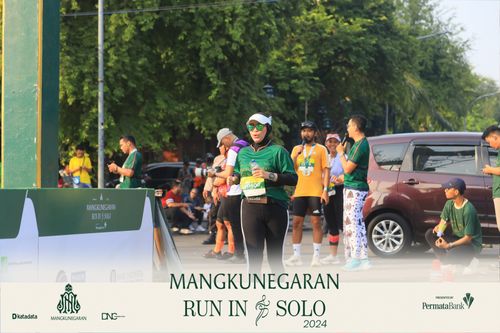 Race photo from Mangkunegaran Run 2024