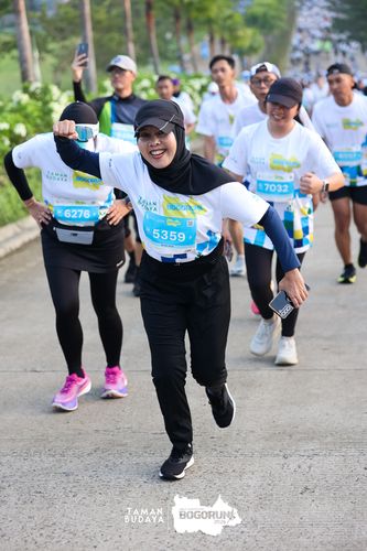 Race photo from Taman Budaya x BOGORUN 2025