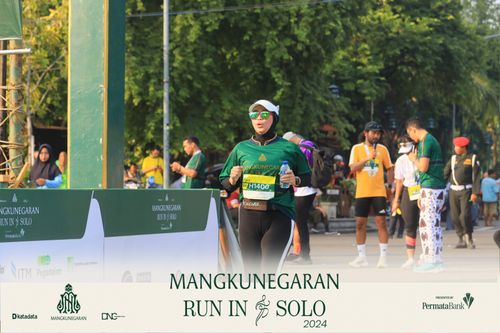 Race photo from Mangkunegaran Run 2024