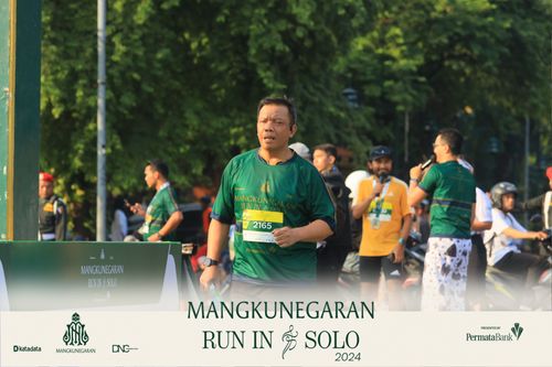 Race photo from Mangkunegaran Run 2024