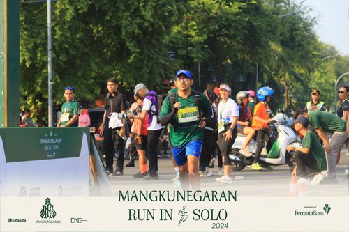 Race photo from Mangkunegaran Run 2024