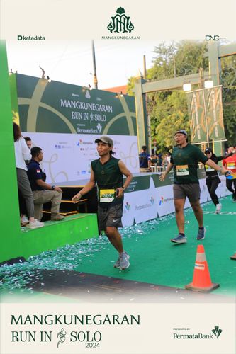 Race photo from Mangkunegaran Run 2024