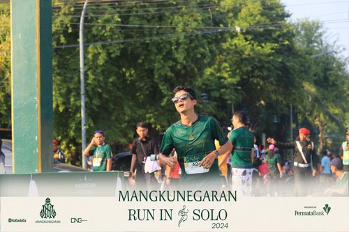 Race photo from Mangkunegaran Run 2024