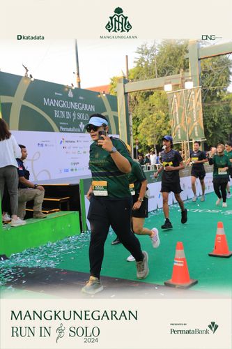 Race photo from Mangkunegaran Run 2024