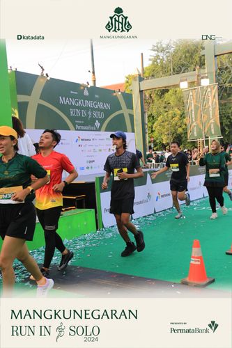 Race photo from Mangkunegaran Run 2024