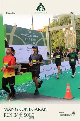 Race photo from Mangkunegaran Run 2024