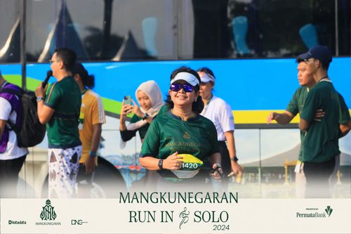 Race photo from Mangkunegaran Run 2024