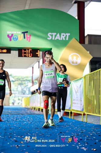 Race photo from BAF LIONS RUN 2024