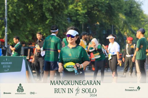 Race photo from Mangkunegaran Run 2024