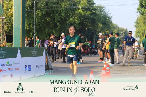 Race photo from Mangkunegaran Run 2024