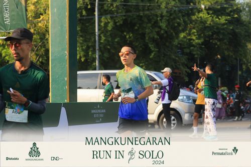 Race photo from Mangkunegaran Run 2024