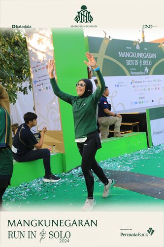 Race photo from Mangkunegaran Run 2024