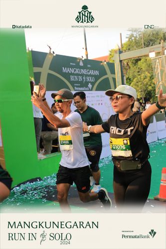 Race photo from Mangkunegaran Run 2024