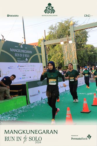 Race photo from Mangkunegaran Run 2024