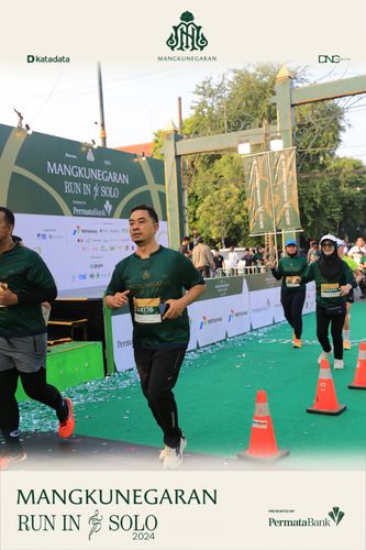 Race photo from Mangkunegaran Run 2024