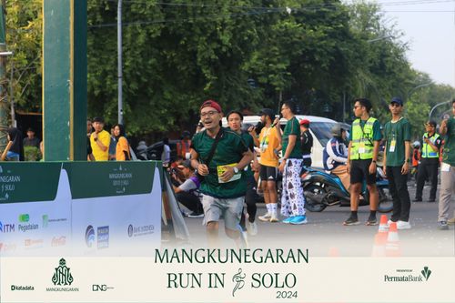 Race photo from Mangkunegaran Run 2024
