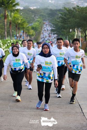 Race photo from Taman Budaya x BOGORUN 2025