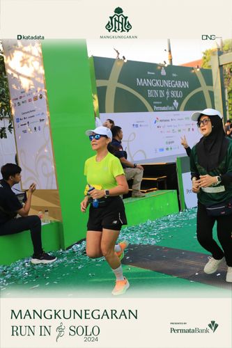 Race photo from Mangkunegaran Run 2024