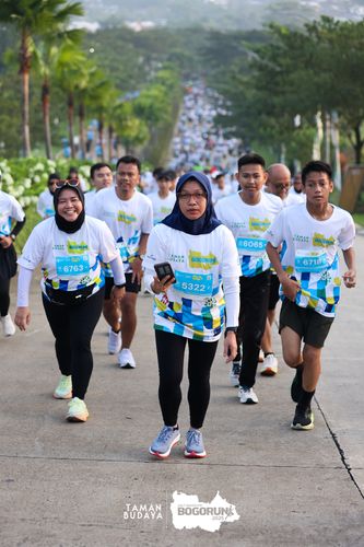 Race photo from Taman Budaya x BOGORUN 2025