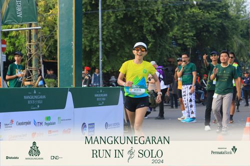 Race photo from Mangkunegaran Run 2024