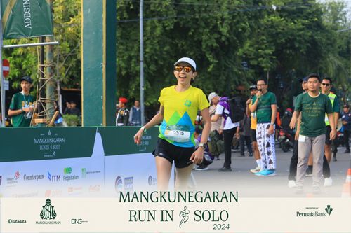 Race photo from Mangkunegaran Run 2024