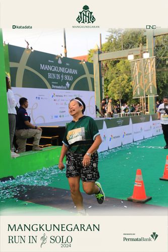Race photo from Mangkunegaran Run 2024