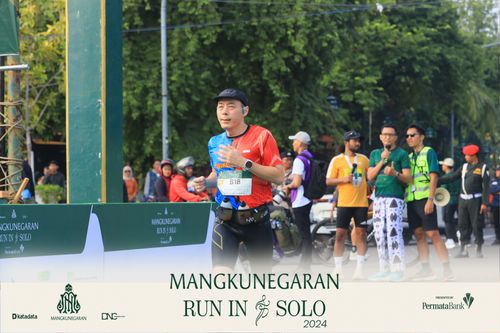 Race photo from Mangkunegaran Run 2024