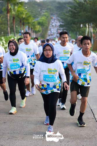 Race photo from Taman Budaya x BOGORUN 2025