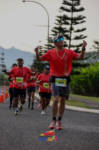 Race photo from CISANGKAN KBP CITY RUN 2025